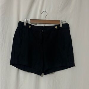 White House Black Market High Waist Black Shorts